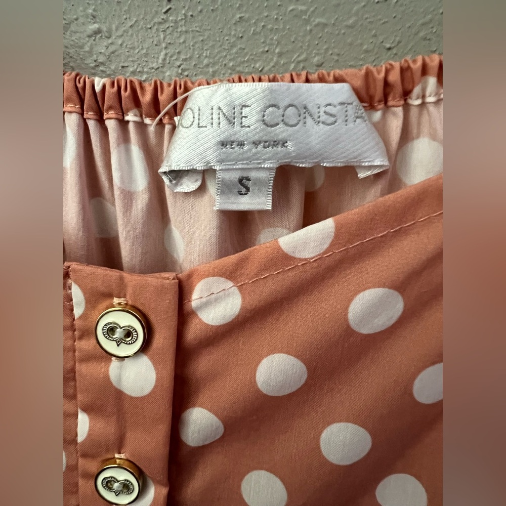 CAROLINE CONSTAS Dina Mini Dress In Pink Size Small New - Picture 5 of 10